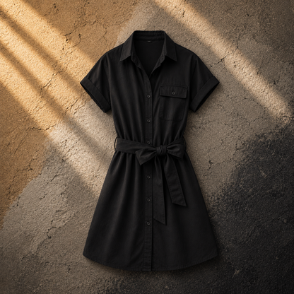 Eveline | Midi shirtdress