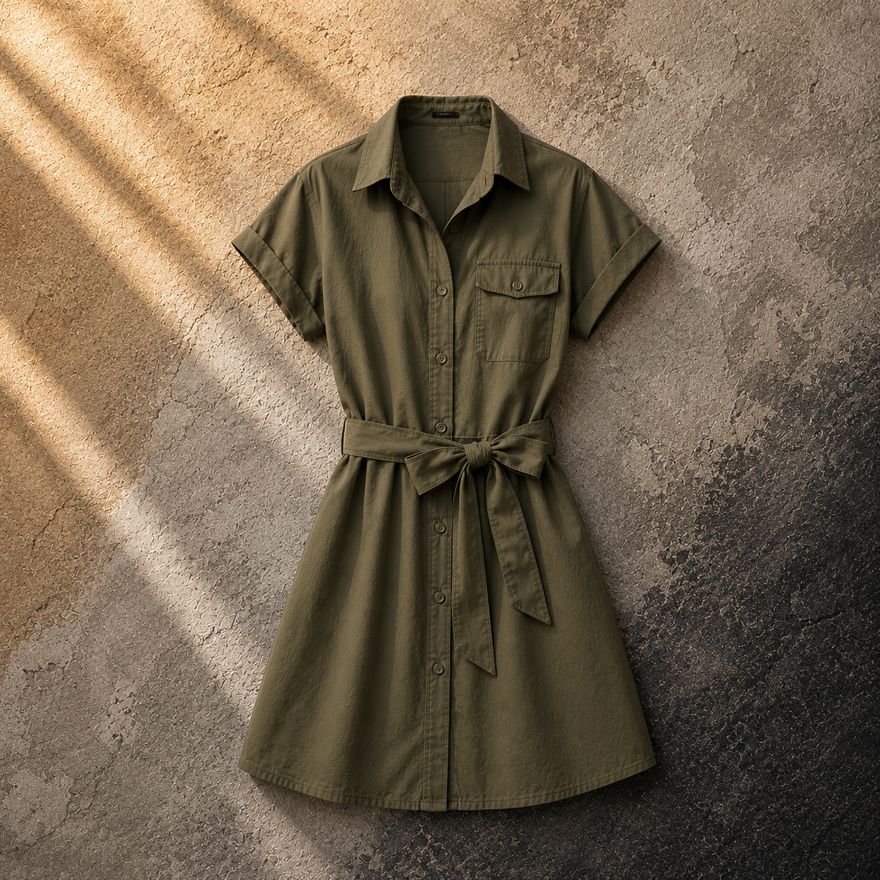 Eveline | Midi shirtdress