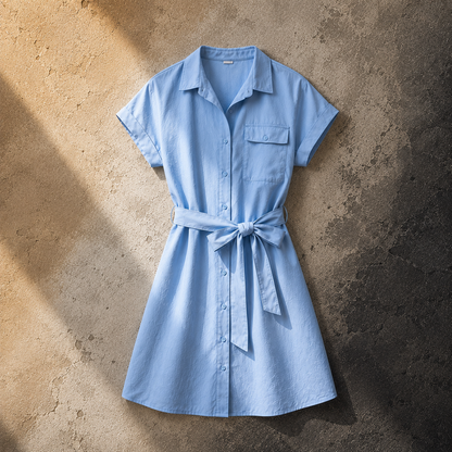 Eveline | Midi shirtdress