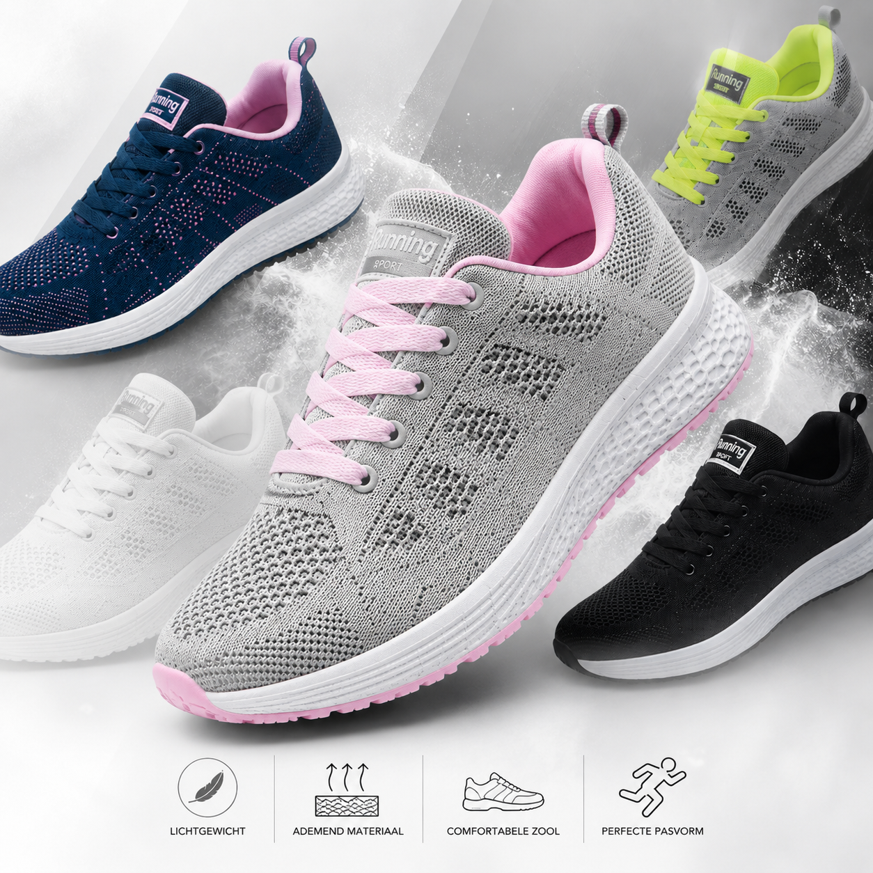 Hanna | Ademende sneakers