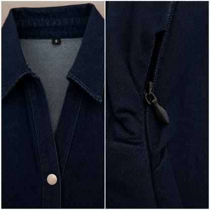 Miah | Denim-look dress