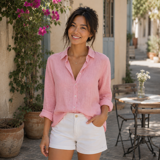 Nova | Linnen zomerblouse